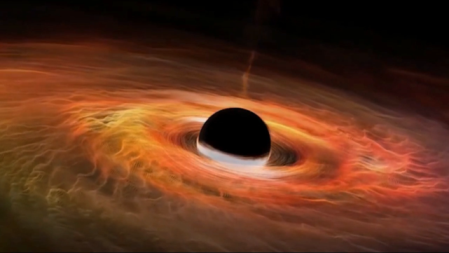 科学家拍摄出黑洞吃太阳的整个过程，接近黑洞的物质都会被吞噬！