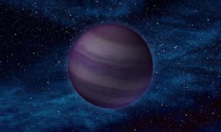 艺术示意图：褐矮星。类似这种隐藏在太阳系附近空间中的暗弱的流浪星球将有可能会被“后院里的世界：第九颗行星”项目发现