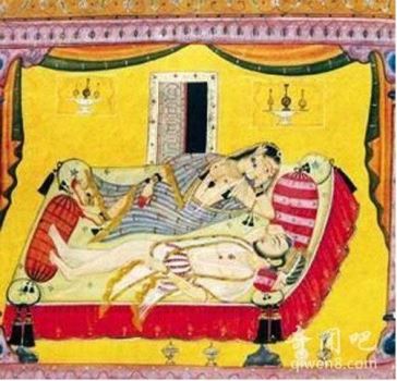 印度古人是真的会玩：春宫图姿势充满了艺术（图）
