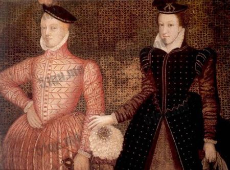 玛莉女王与丈夫达恩利勋爵