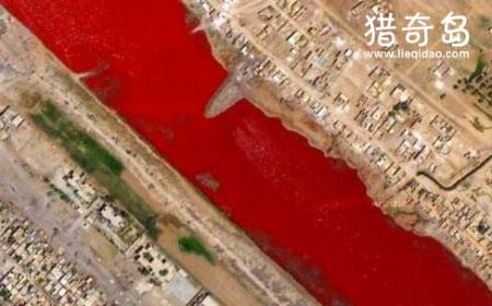 伊拉克血湖一片血红，十分血腥，血湖为何又消失了？