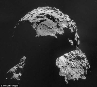 在“罗塞塔”号完成人类古代上的首次彗星登陆任务之后，不明飞行物专家声称“罗塞塔”号登陆的67P/丘留莫瓦-格拉西梅彗星实际上是一艘外星飞船，“罗塞塔”号任务旨在进