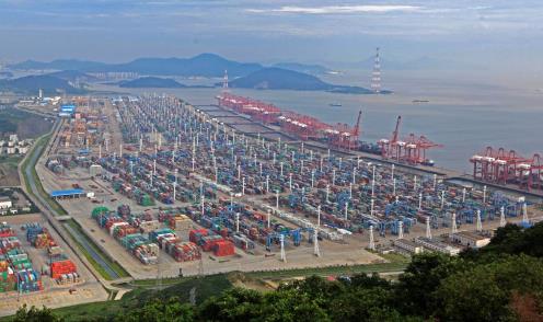 中国最大的港口 舟山港吞吐量6.91亿吨