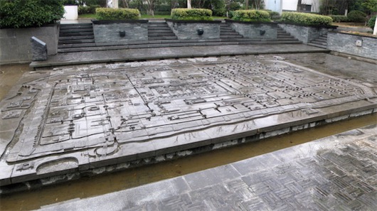 中国现存最完整的古代碑刻城市地图 1229年的平江图