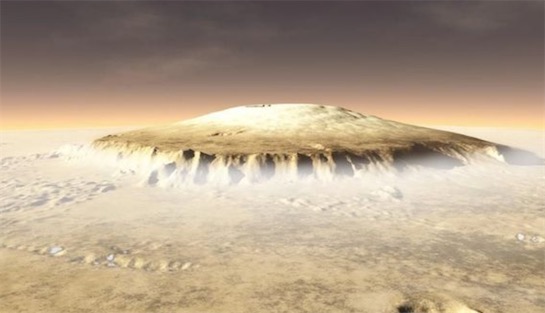 火星表面最高的火山 奥林帕斯山高度达到了26公里