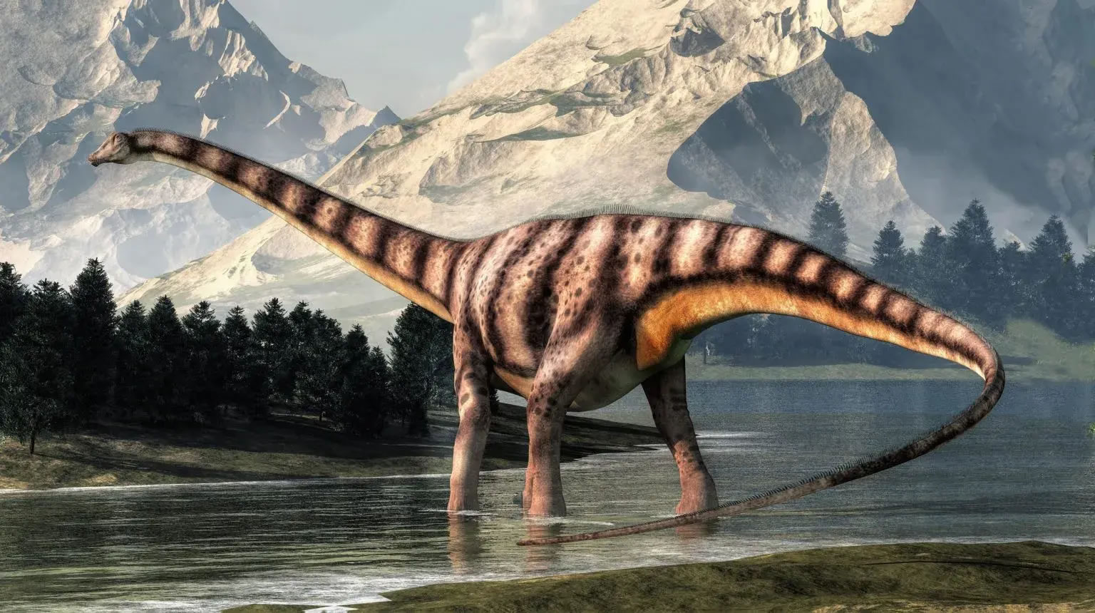 大型食草恐龙梁龙可能能够以每小时100多公里的速度移动其尾巴