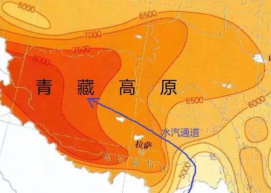 青藏高原太阳辐射强的原因是什么？青藏高原对我国地理环境的影响