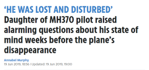 机长Zaharie Ahmad Shah最新调查!马航MH370乘客坠海前皆已死亡