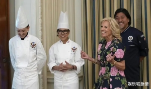 韩国第一夫人出访美国，换装不停西装造型惊艳，白宫国宴菜单曝光