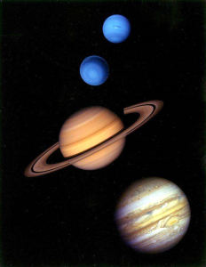 太阳系内肉眼可见的5颗行星水星、金星、火星、木星和土星早在史前就已经被人类发现了。