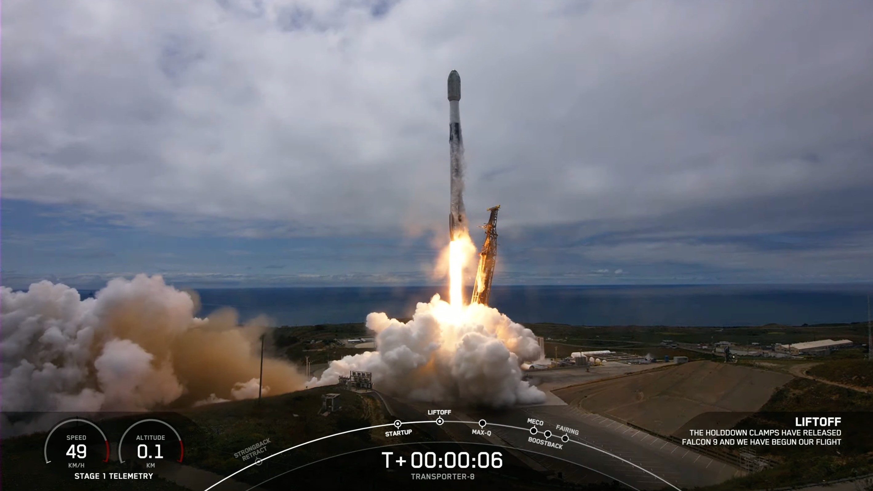 SpaceX刚刚在epic rideshare飞行中第200次着陆火箭(并发射了72颗卫星)
