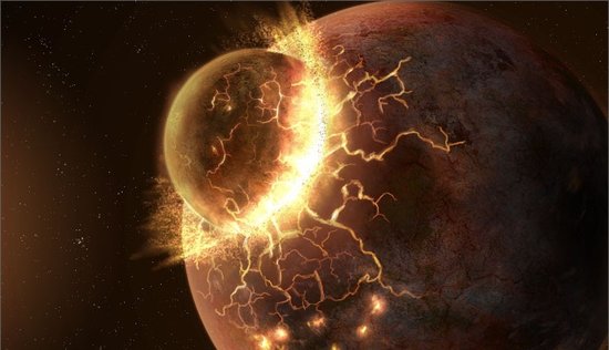 月亮起源之谜：产生于远古时期的惊天大碰撞吗