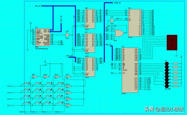 8086微机原理课程设计项目（微机原理8086并行接口芯片8255A的应用）(2)