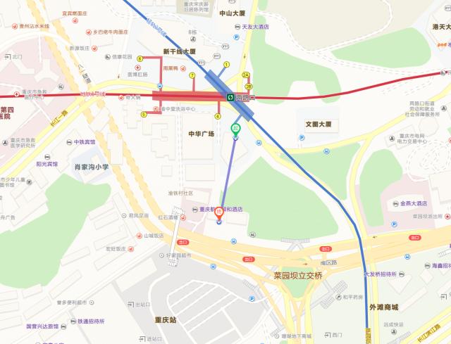 重庆皇冠大扶梯周围景点（皇冠大扶梯本为连接两路口与重庆站的交通工具）(1)